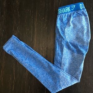 Blue Gym Shark Flex Leggings